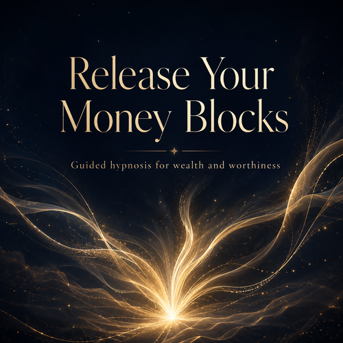 Release Your Money Blocks guided hypnosis audio cover by Recode Your Mind